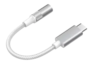LDNIO LS-Y80C USB-C To 3.5mm Adapter - White -  for sale in Egypt from Games2Egypt