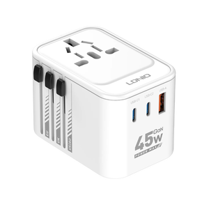 LDNIO Z8 GaN Universal Travel Adapter 45W 3 USB Ports -  for sale in Egypt from Games2Egypt