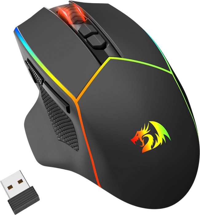 ريدراجون AXE PRO M814 ماوس ألعاب RGB بثلاثة أوضاع اتصال  للبيع في مصر من خلال Games2Egypt