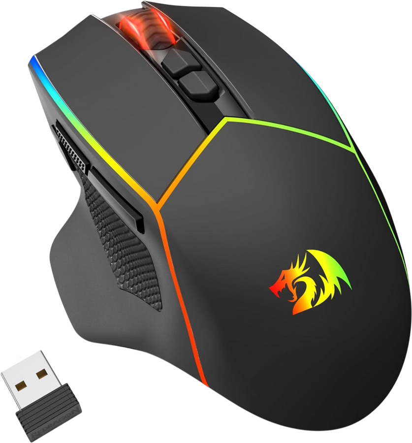 ريدراجون AXE PRO M814 ماوس ألعاب RGB بثلاثة أوضاع اتصال – صورة 2