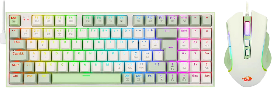 Redragon Ultimate Rig S134 Mechanical Keyboard & Mouse Gaming Kit