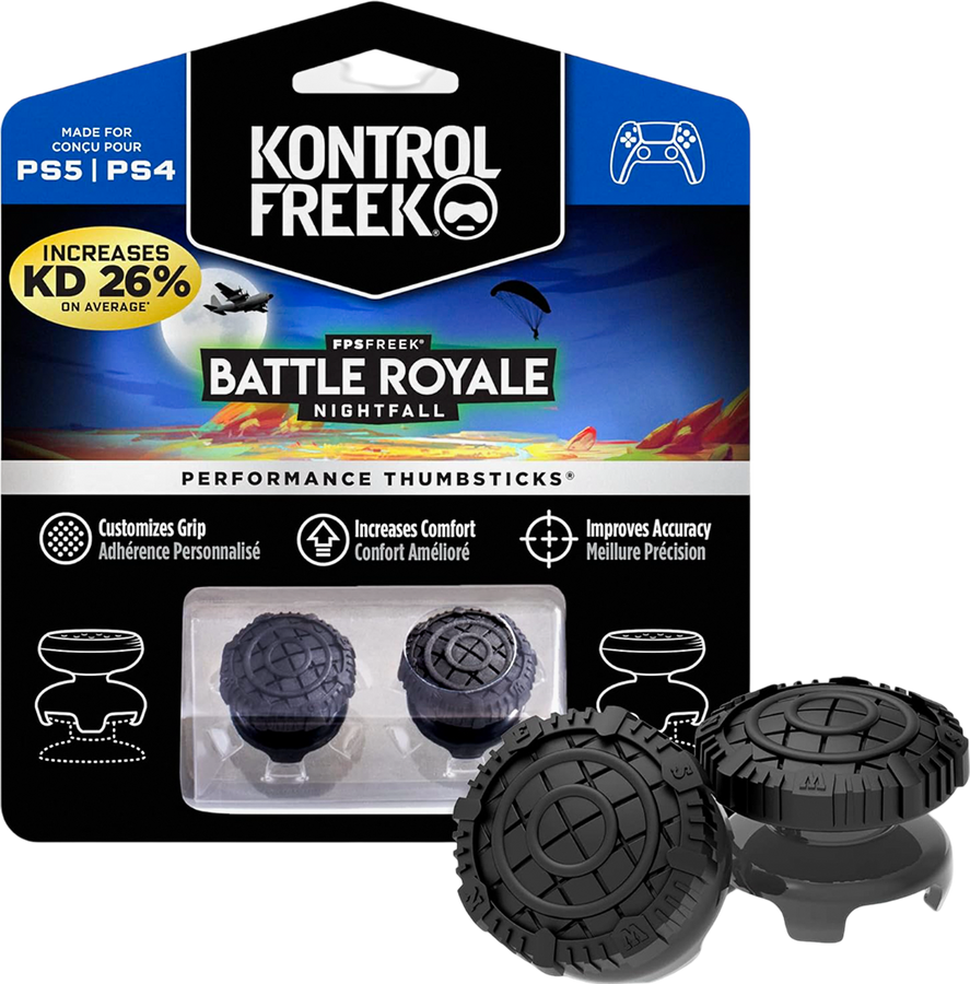Battle Royale Nightfall Analog Freek - PS4 And PS5 - Black