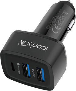 ICONIX IC-CC1715 Fast Car Charger 36W  -  for sale in Egypt from Games2Egypt