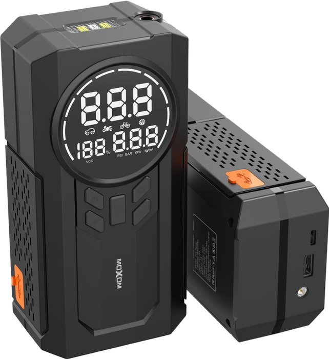 MOXOM Air Pump and Car Battery Jump Starter 8000mAh   for sale in Egypt from Games2Egypt