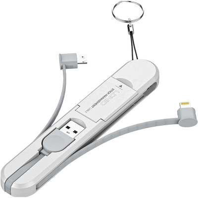 LDNIO 3 IN 1 Storage Box Fast Charging Cable