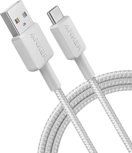 Anker USB-A to USB-C Cable Fast Charging - White   for sale in Egypt from Games2Egypt