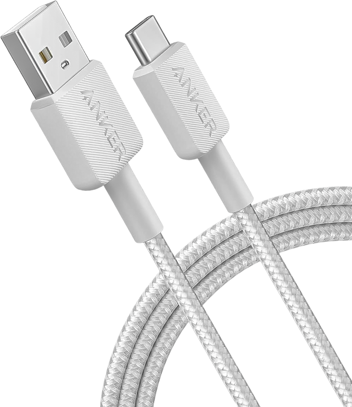 Anker USB-A to USB-C Cable Fast Charging - White 