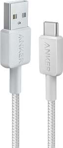 Anker USB-A to USB-C Cable Fast Charging - White   for sale in Egypt from Games2Egypt
