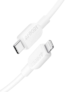 Anker 310 Type-C to Lightning Cable (3ft Braided) - White  for sale in Egypt from Games2Egypt