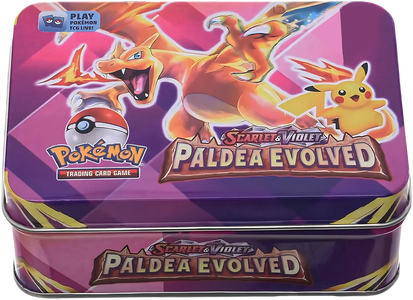 Pokemon Scarlet & Violet Trading Card Game Assorted Metal Box -  for sale in Egypt from Games2Egypt