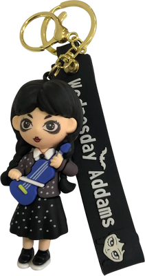 Wednesday With Violin - Keychain Medal