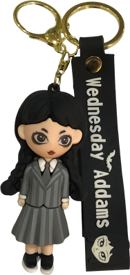 Wednesday Nevermore Academy Outfit - Keychain Medal