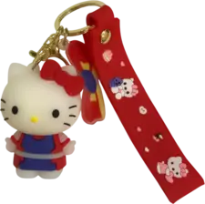 Hello Kitty Traditional Asian Outfit - Keychain Medal -  for sale in Egypt from Games2Egypt