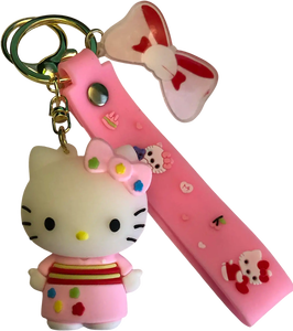 Hello Kitty Pink Neon China Outfit - Keychain Medal -  for sale in Egypt from Games2Egypt