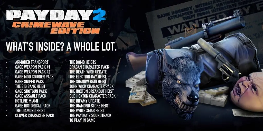 PayDay 2 - Crimewave Edition - PS4 - Used  – image 2