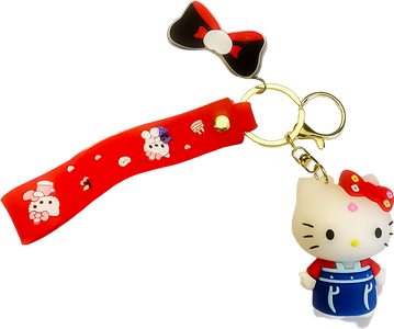 Hello Kitty Blue Kimono Outfit - Keychain Medal -  for sale in Egypt from Games2Egypt
