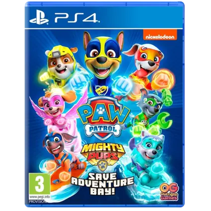 PAW PATROL MIGHTY PUPS SAVE ADVENTURE BAY-PS4 -Used