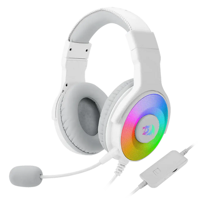 Redragon H350 Pandora RGB Wired Gaming Headset - WHITE - Open Sealed