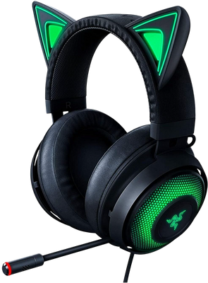 Razer RGB Kraken Kitty Edition Headset - Black