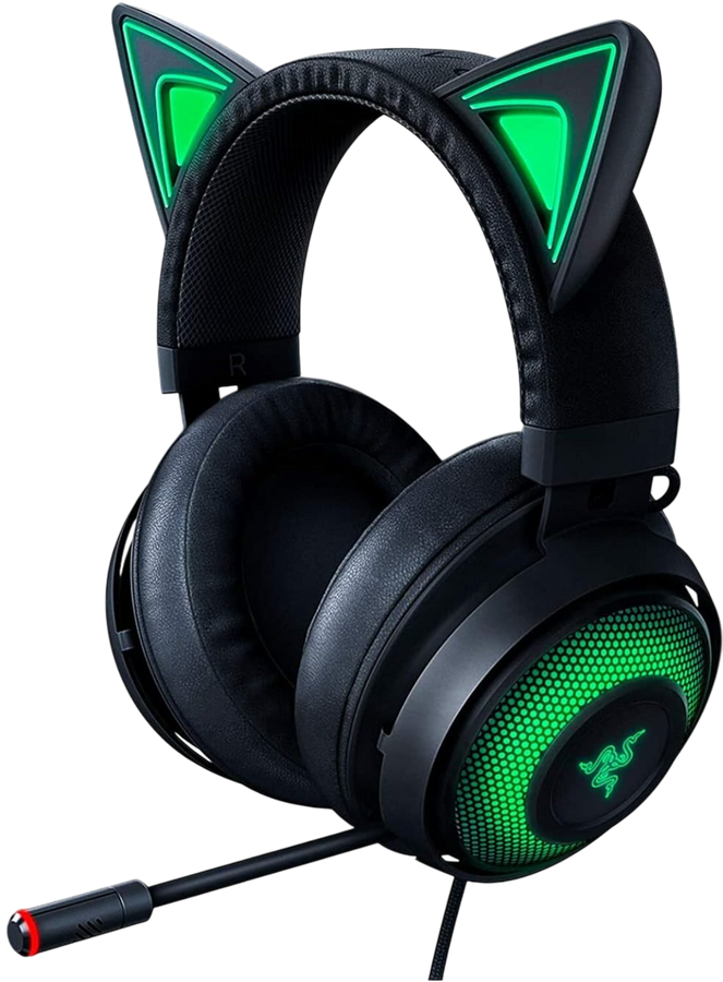 Razer RGB Kraken Kitty Edition Headset - Black