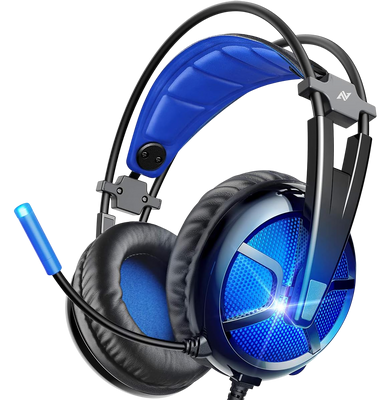ABKONCORE B581 Blue Led Wired Gaming Headset