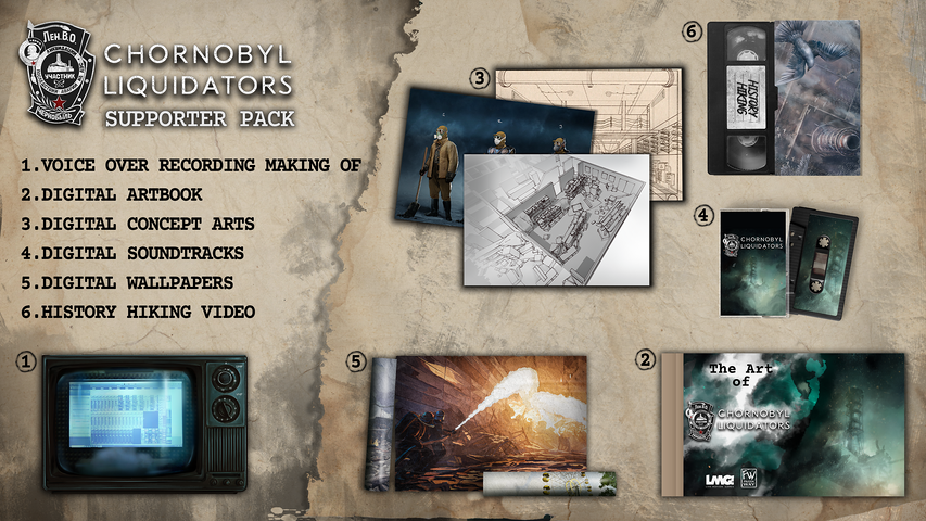 Chornobyl Liquidators - Supporter Pack – image 4