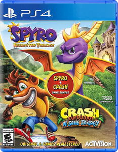 Spyro & Crash Remastered Bundle - PS4 - Used -  for sale in Egypt from Games2Egypt