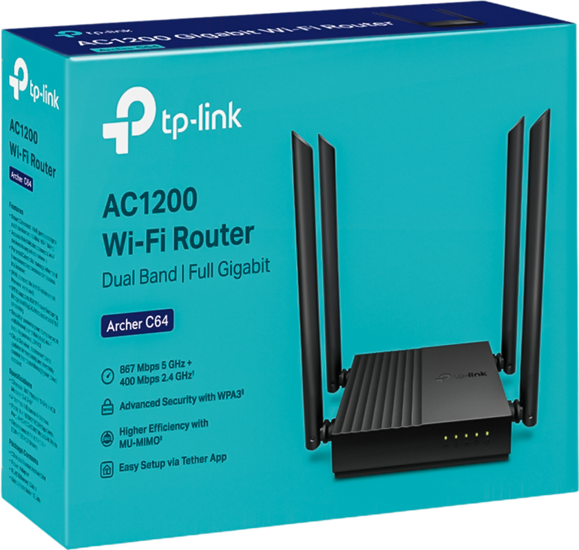TP-Link Archer C64 - Wireless MU-MIMO WiFi Router – image 4