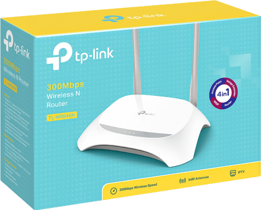 TP-Link TL-WR840N - Wireless N Router  for sale in Egypt from Games2Egypt