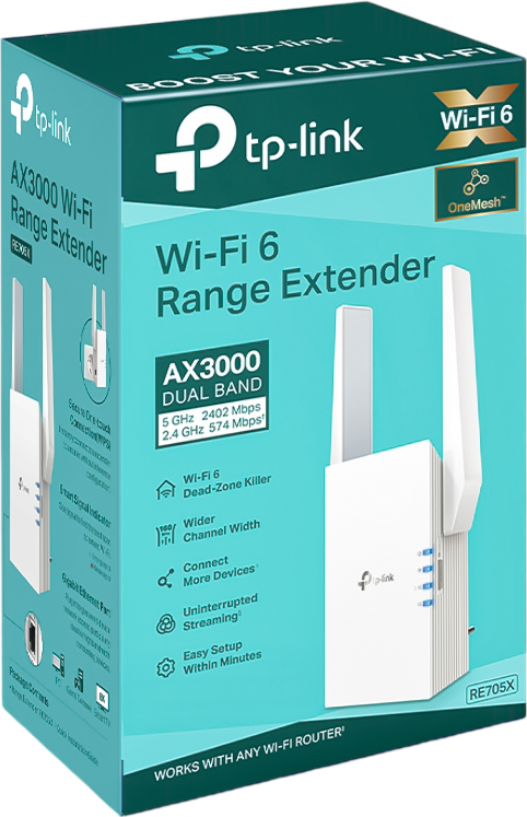 TP-Link RE705X - Mesh WiFi 6 Extender – image 4