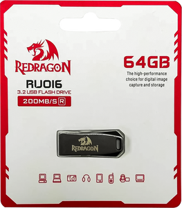 REDRAGON RU016D 3.2 USB 64GB Flash Drive -  for sale in Egypt from Games2Egypt