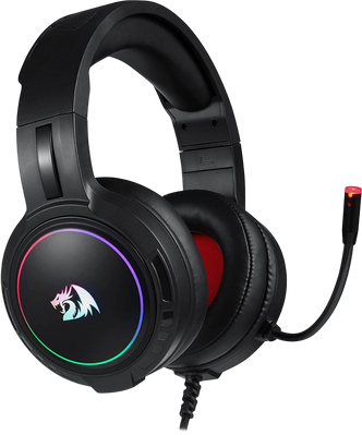 Redragon H270 Mento RGB Gaming Headphone - Black