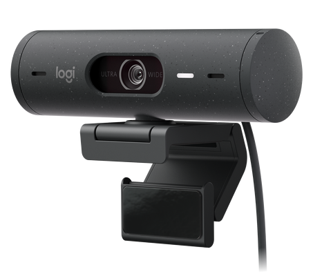 Logitech Brio 500 Full HD Webcam with Privacy Shutter - Graphite