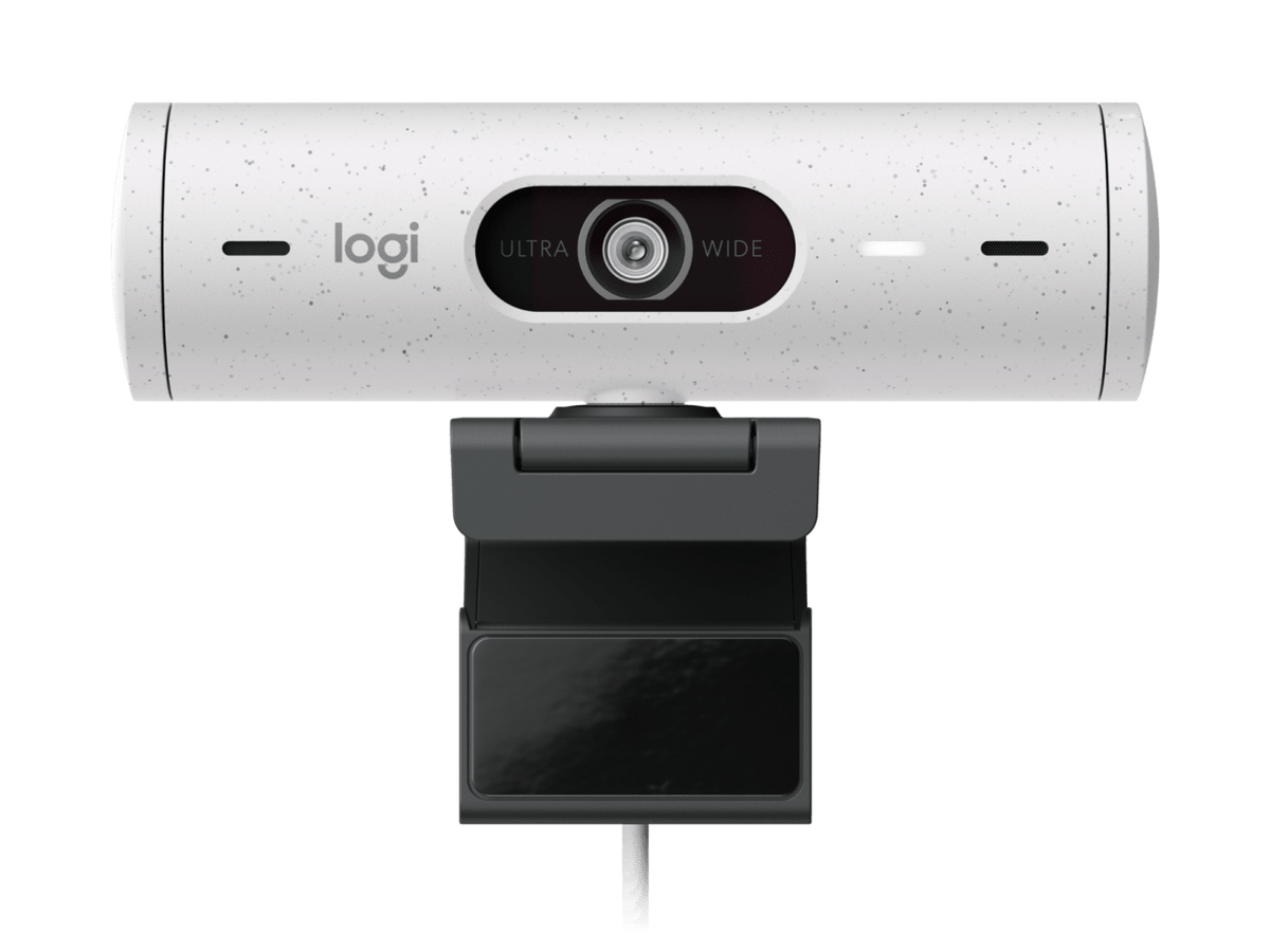 Logitech Brio 500 Full HD Webcam with Privacy Shutter - Off-White – image 2