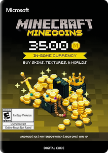 بطاقة ماينكرافت 3500 كوين -  للبيع في مصر من خلال Games2Egypt