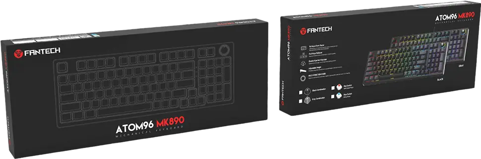 KEYBOARD FANTECH ATOM96 MK890 RGB MECHANICAL  for sale in Egypt from Games2Egypt