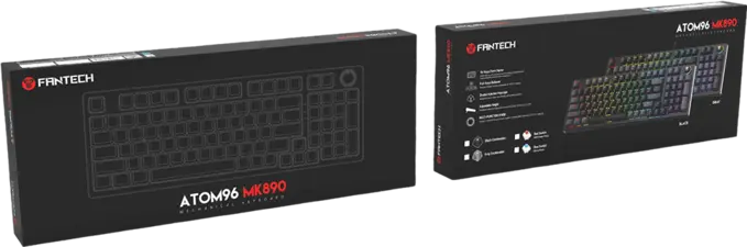 KEYBOARD FANTECH ATOM96 MK890 RGB MECHANICAL  for sale in Egypt from Games2Egypt