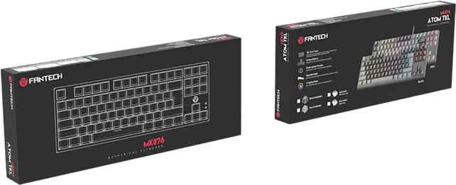KEYBOARD FANTECH ATOM TKL MK876 RGB MECHANICAL  for sale in Egypt from Games2Egypt