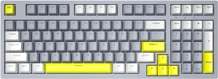كيبورد ميكانيكي بلو سويتش FOREV FV-K98 RGB 98% - فضي  للبيع في مصر من خلال Games2Egypt