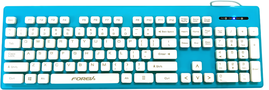 Forev FV-MK3 Ultra-Thin Waterproof Wired Keyboard -  for sale in Egypt from Games2Egypt