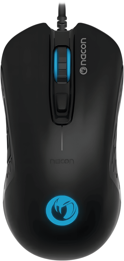 nacon PCGM-110 RGB 2400DPI Wired Gaming Mouse - Black