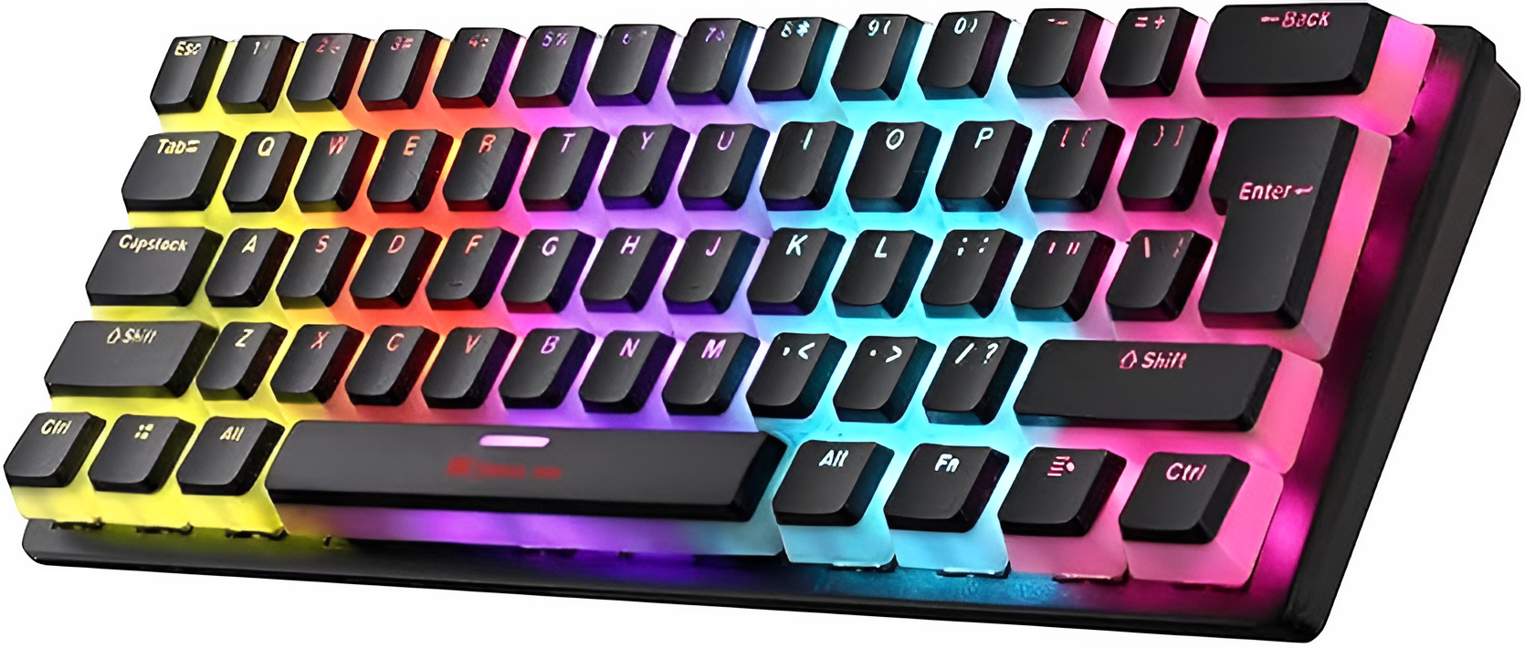 XTRIKE ME GK985P Rainbow LED Lighting Gaming Mechanical Keyboard – image 2
