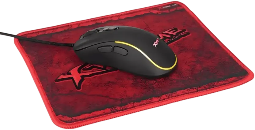 XTRIKE 6D Gaming Wired RGB Mouse With Mouse Pad