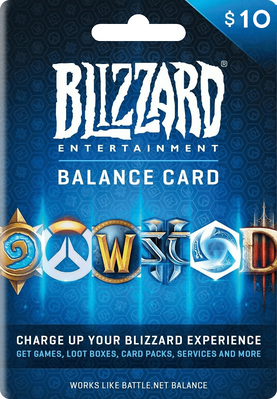 Blizzard gift card $10 USA