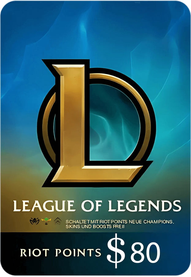 League of Legends (LoL) Gift Card - 80 (USA) 
