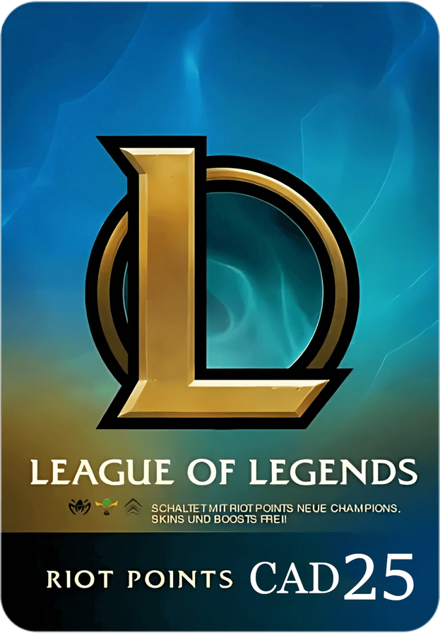 League of Legends (LoL) Gift Card - 25 CAD Canada