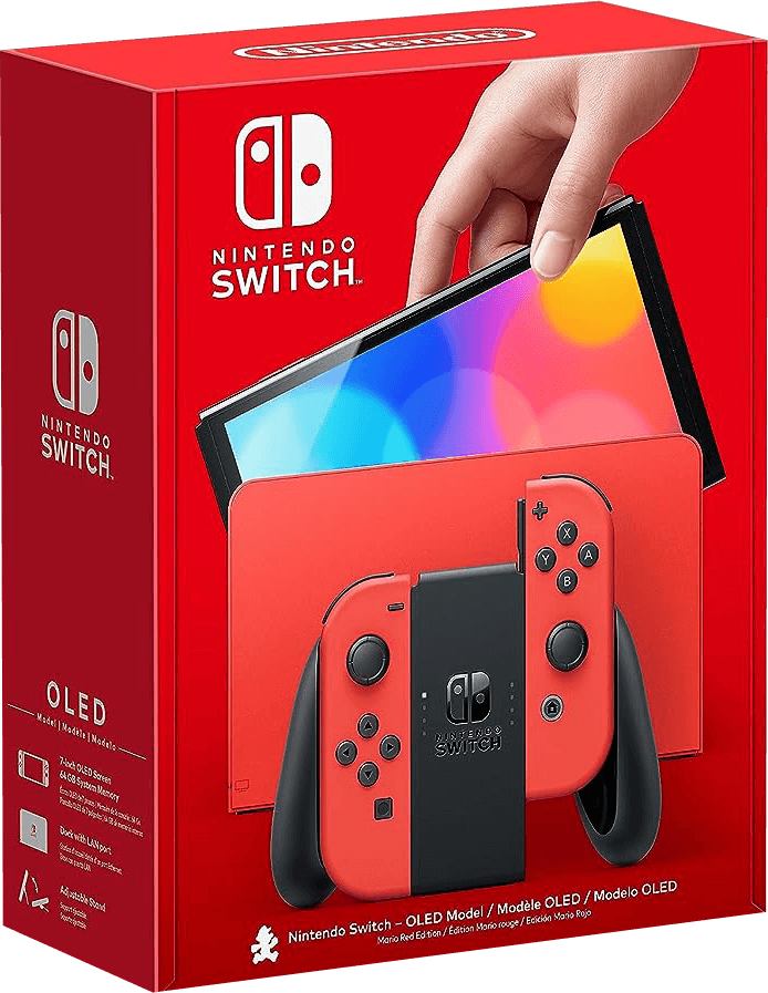  Nintendo Switch OLED Console - Mario Red Edition - Used  – image 10