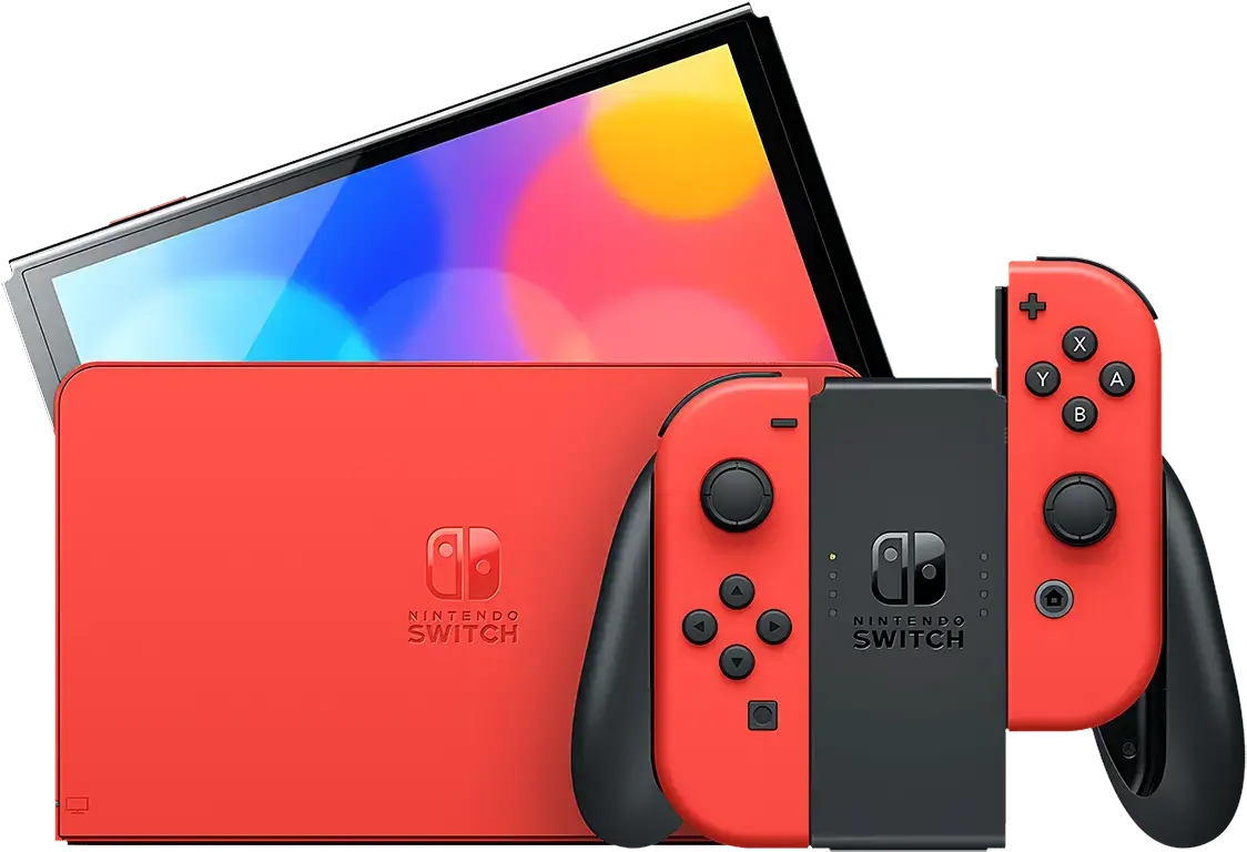  Nintendo Switch OLED Console - Mario Red Edition - Used 
