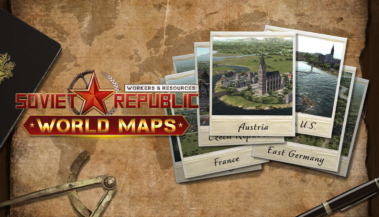 Workers & Resources: Soviet Republic - World Maps  للبيع في مصر من خلال Games2Egypt
