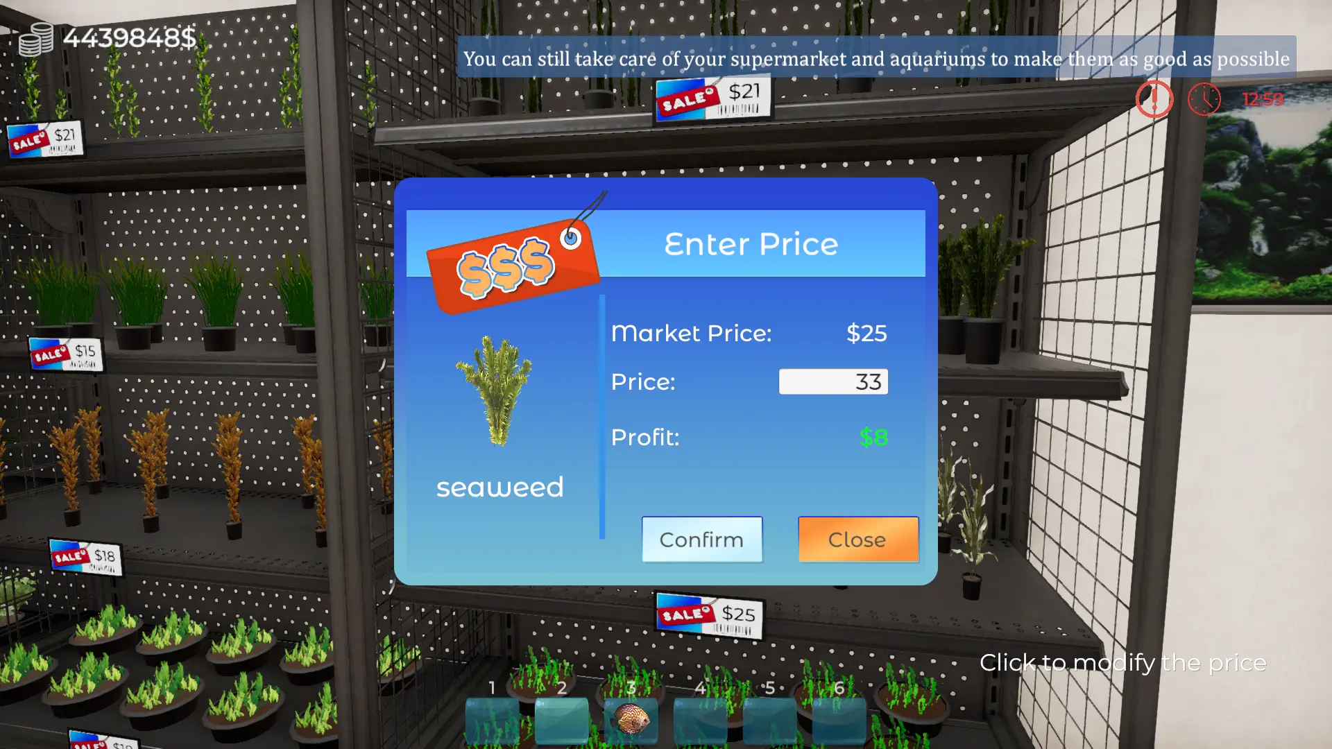 Aquatic Store Simulator  for sale in Egypt from Games2Egypt